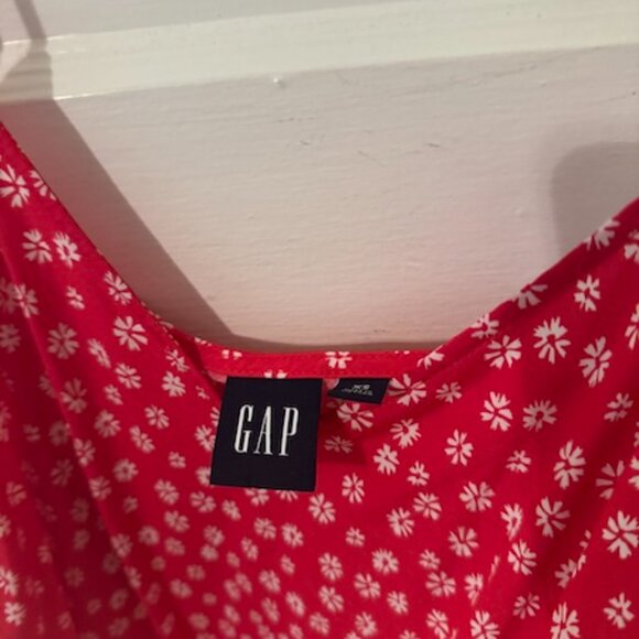 Gap Red & White Floral Slip Dress Size XS - Picture 3 of 3